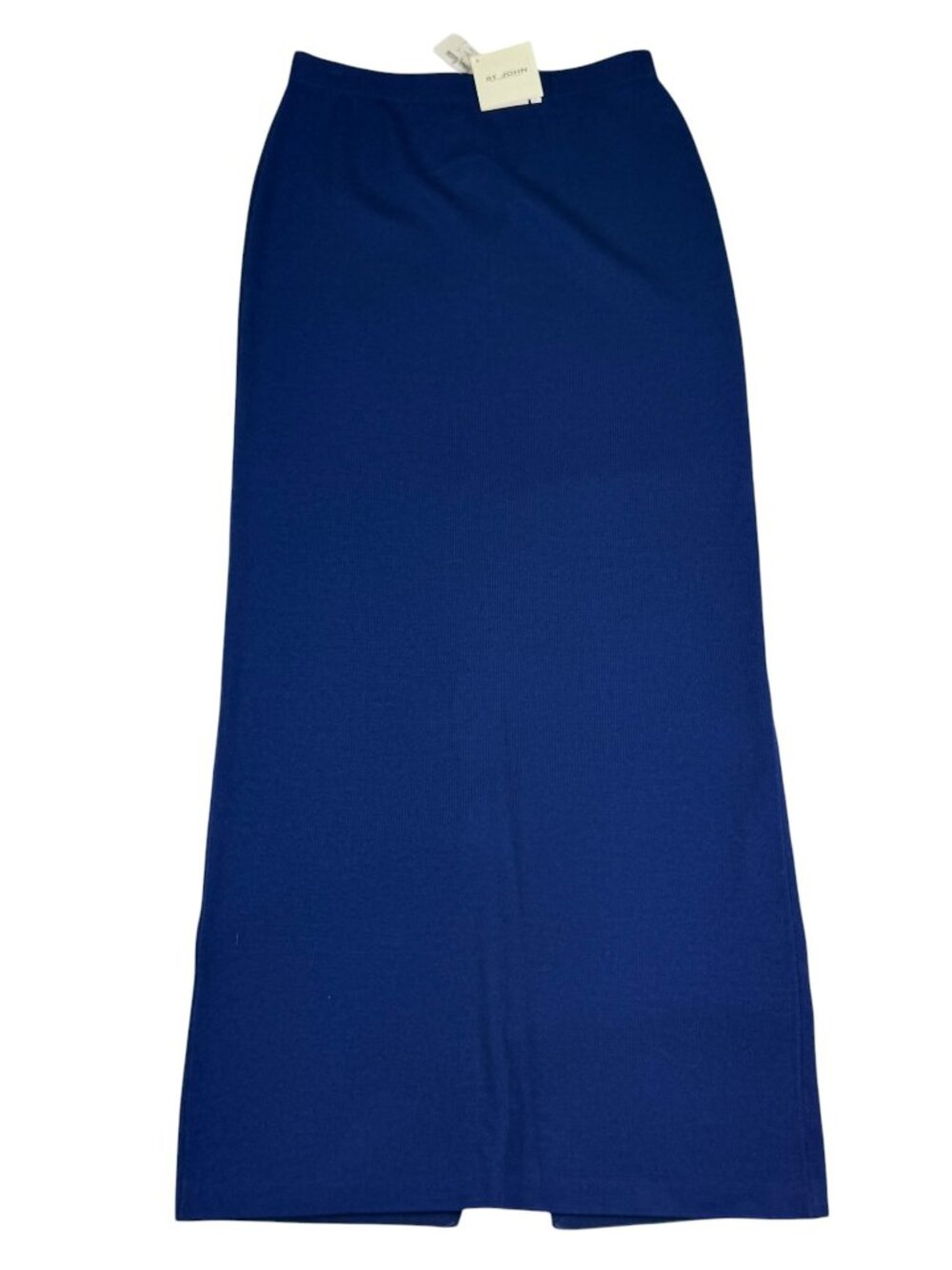 ST.JOHN Evening by Marie Gray Blue Wool Skirt Made in the USA Size 12